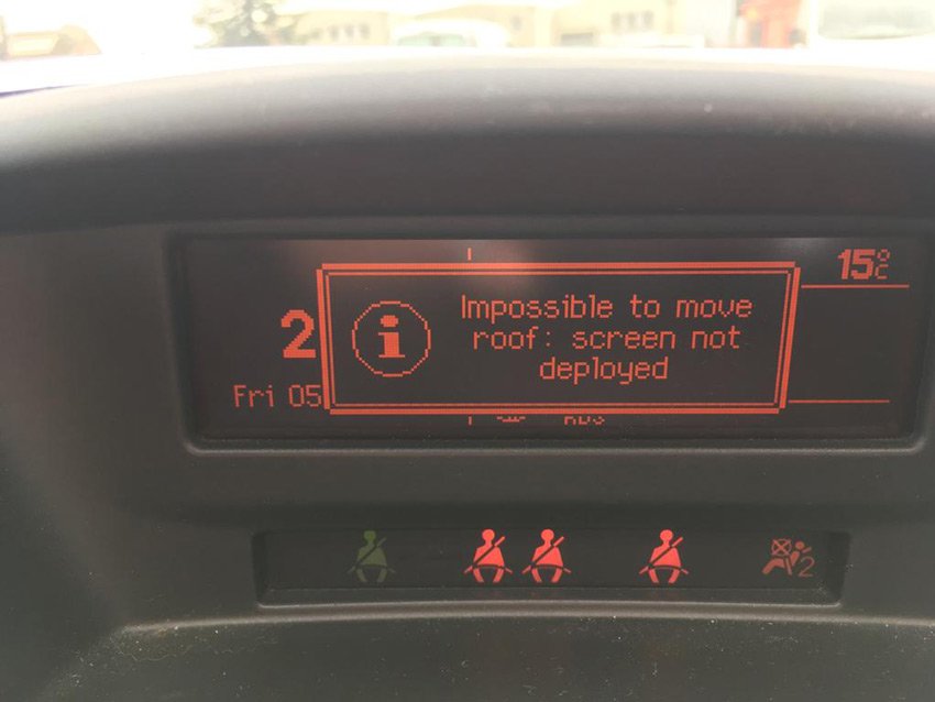 Peugeot 207 cc Common Roof Problems