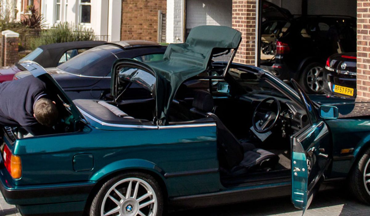 BMW E30 cabriolet repair