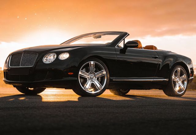 black bentley convertible