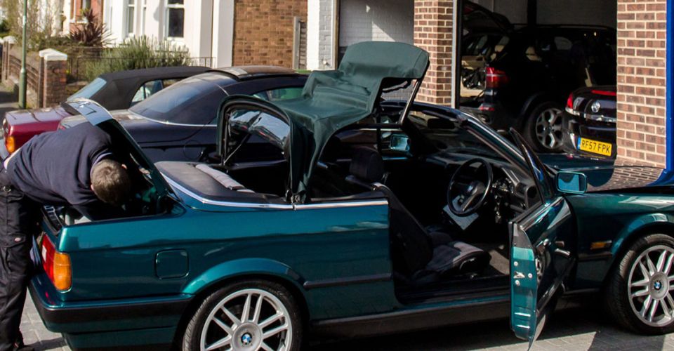 BMW E30 cabriolet repair