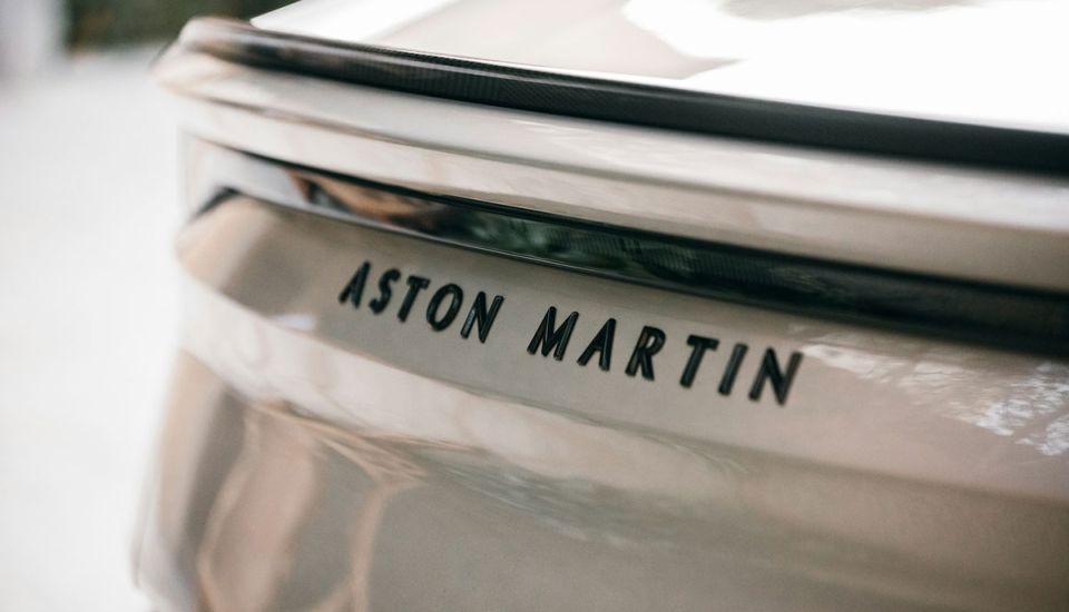 Aston Martin back of
