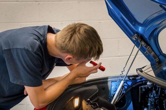 Cayman autos water ingress repairs berkshire